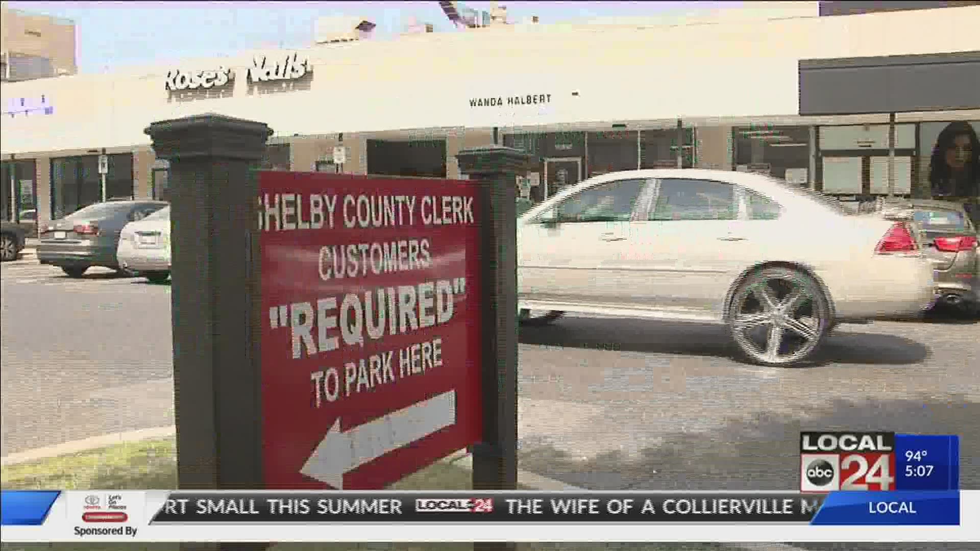 Two times, all clerk’s offices were shut down because somebody tested positive for coronavirus.