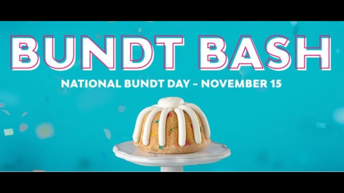 NATIONAL BUNDT DAY  November 15 - National Day Calendar