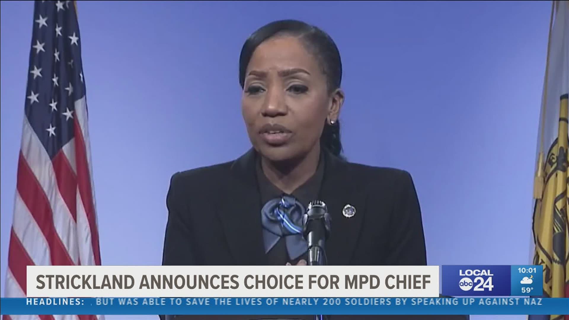 Cerelyn "CJ" Davis has been nominated to lead the Memphis Police Department and will be the first woman to head it if she's approved by City Council.