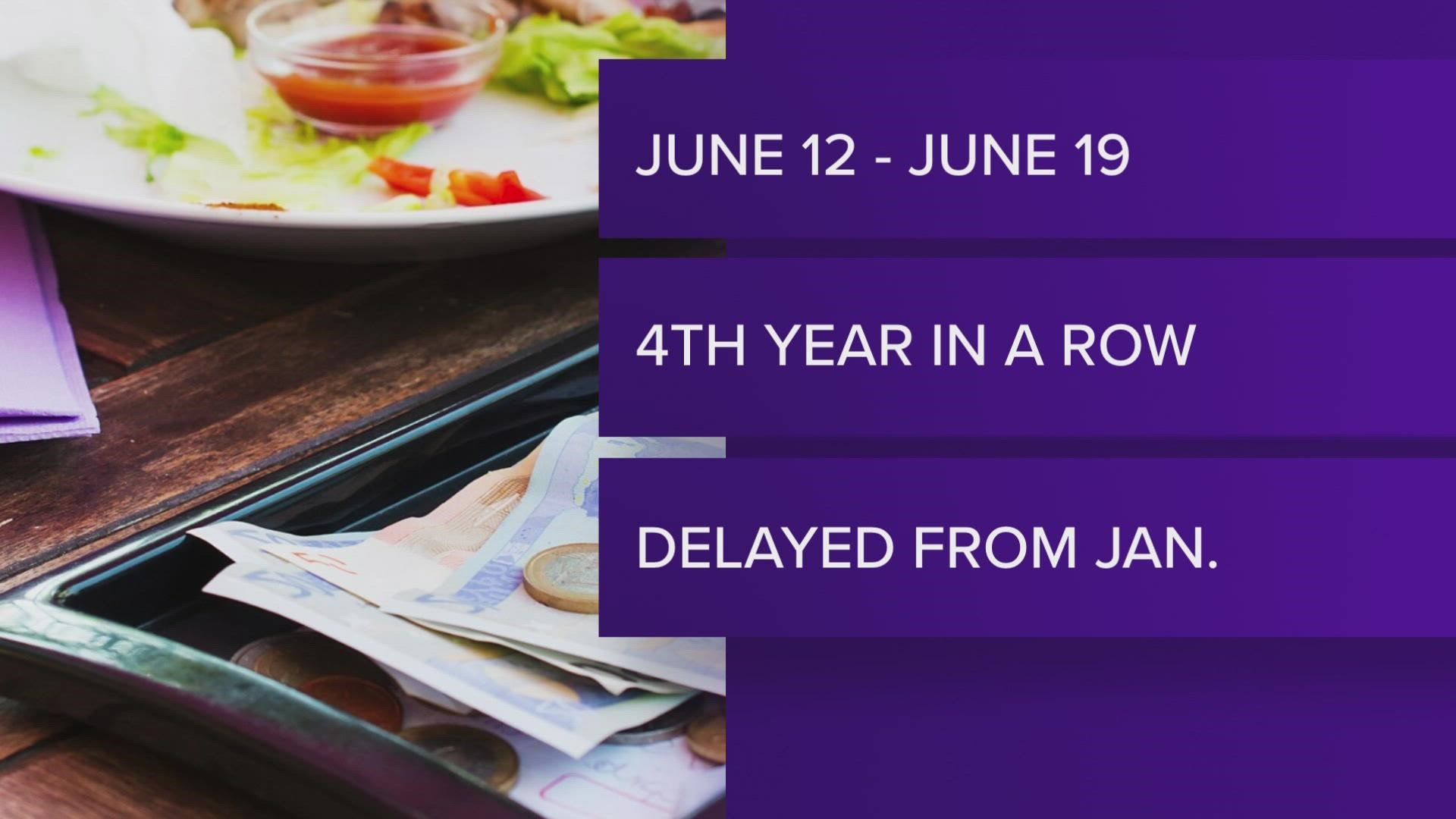 The week-long event is normally held in January, but the 4th annual iteration was delayed. It lasts from June 12 to June 19.
