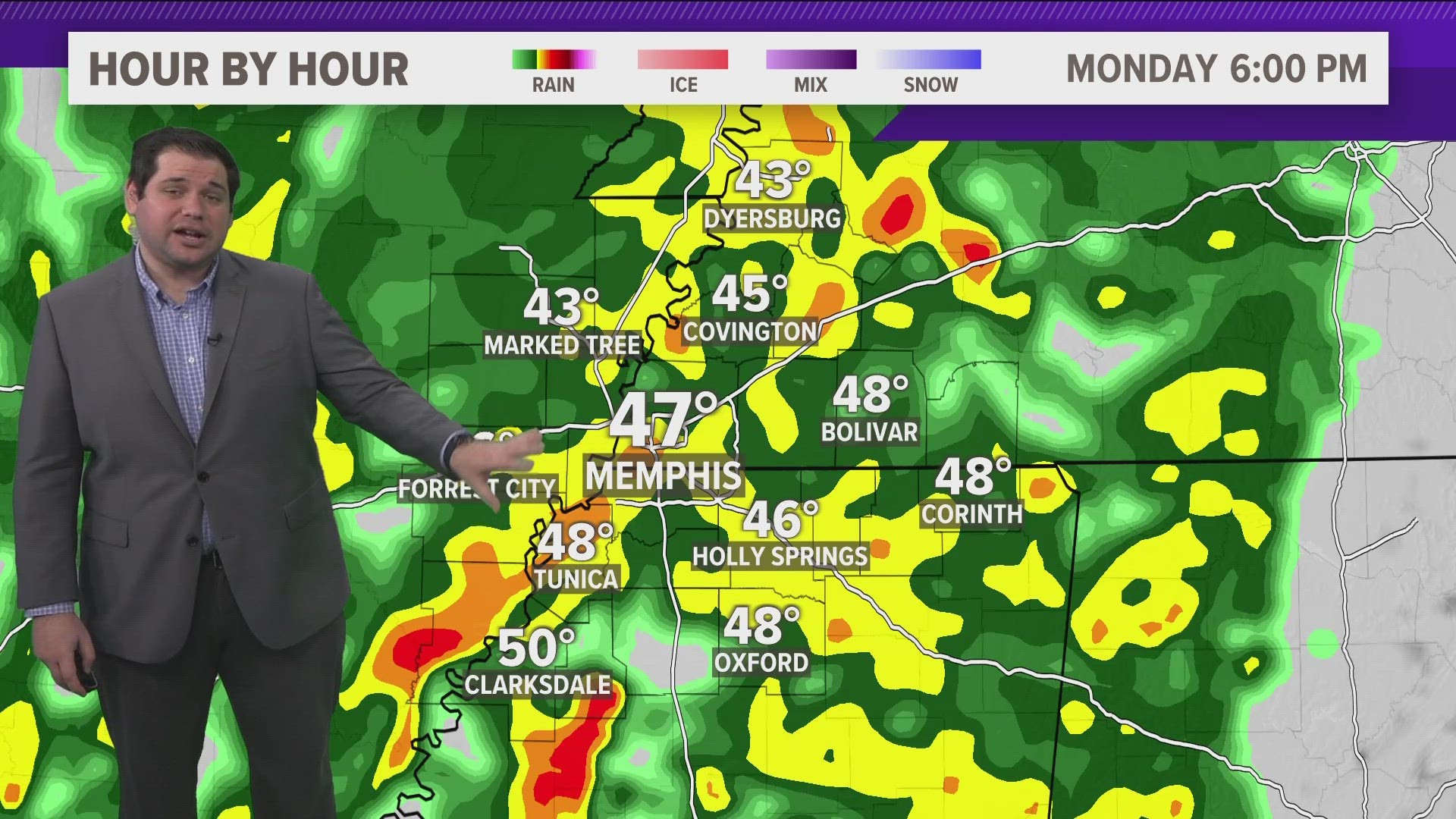 Winds will begin to pick up on Monday afternoon along with widespread rain. Temperatures could crash down with arctic air next weekend.