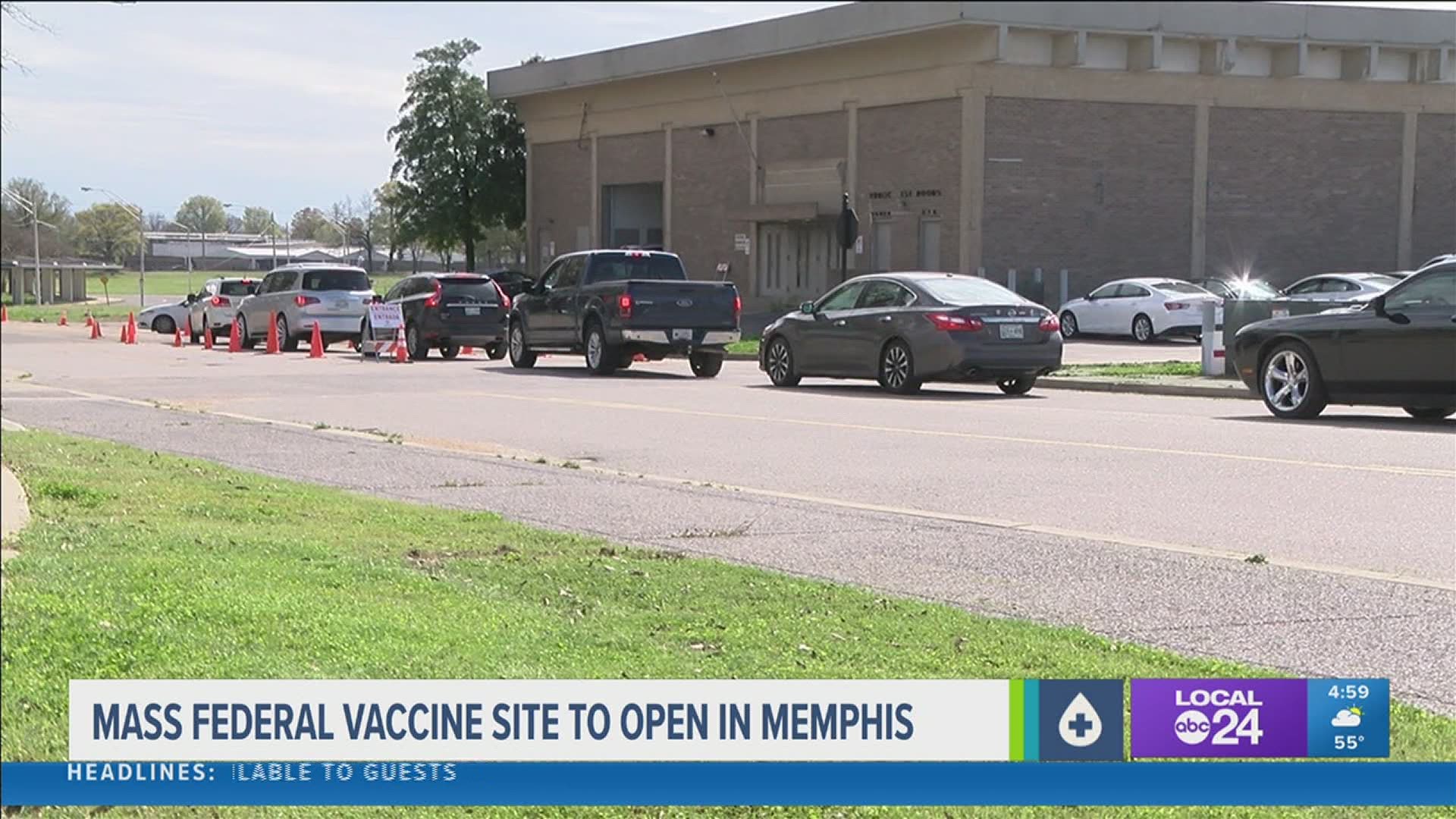 Starting next week, as many as 21,000 additional weekly doses are expected from federal teams at the Pipkin Building in midtown Memphis.