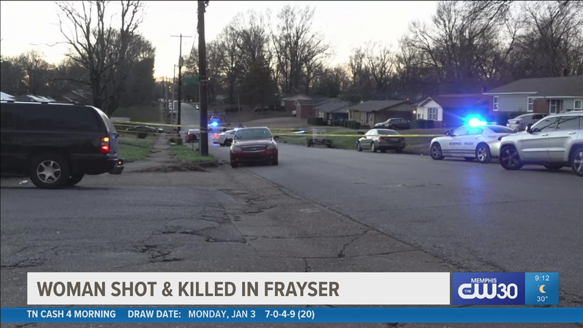 Officers were called to the shooting in the 2000 block of Burnham Avenue, west of Overton Crossing and east of the Frayser Library, just before 4:00 p.m. Monday.