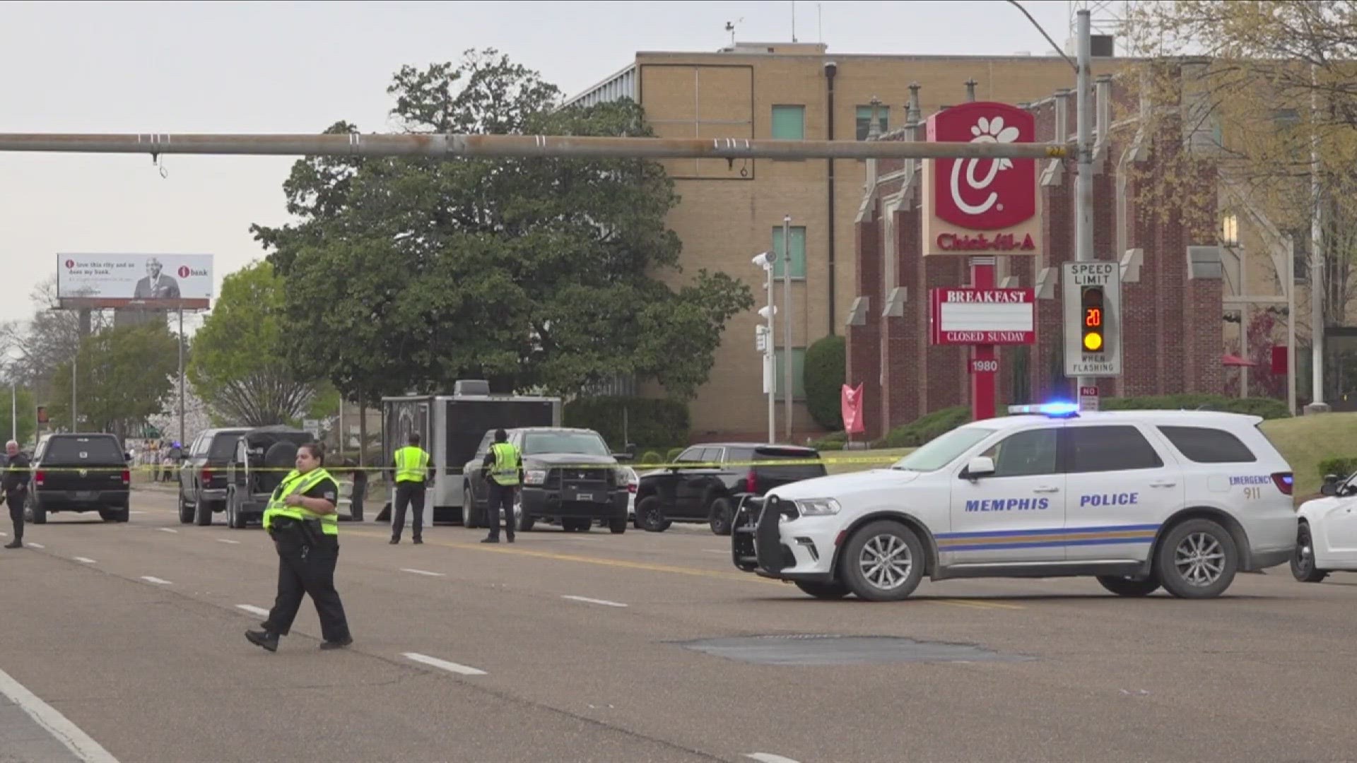 Memphis Police told ABC24 they received the call Thursday afternoon at 1960 Union Ave., which is the WMC news station building.