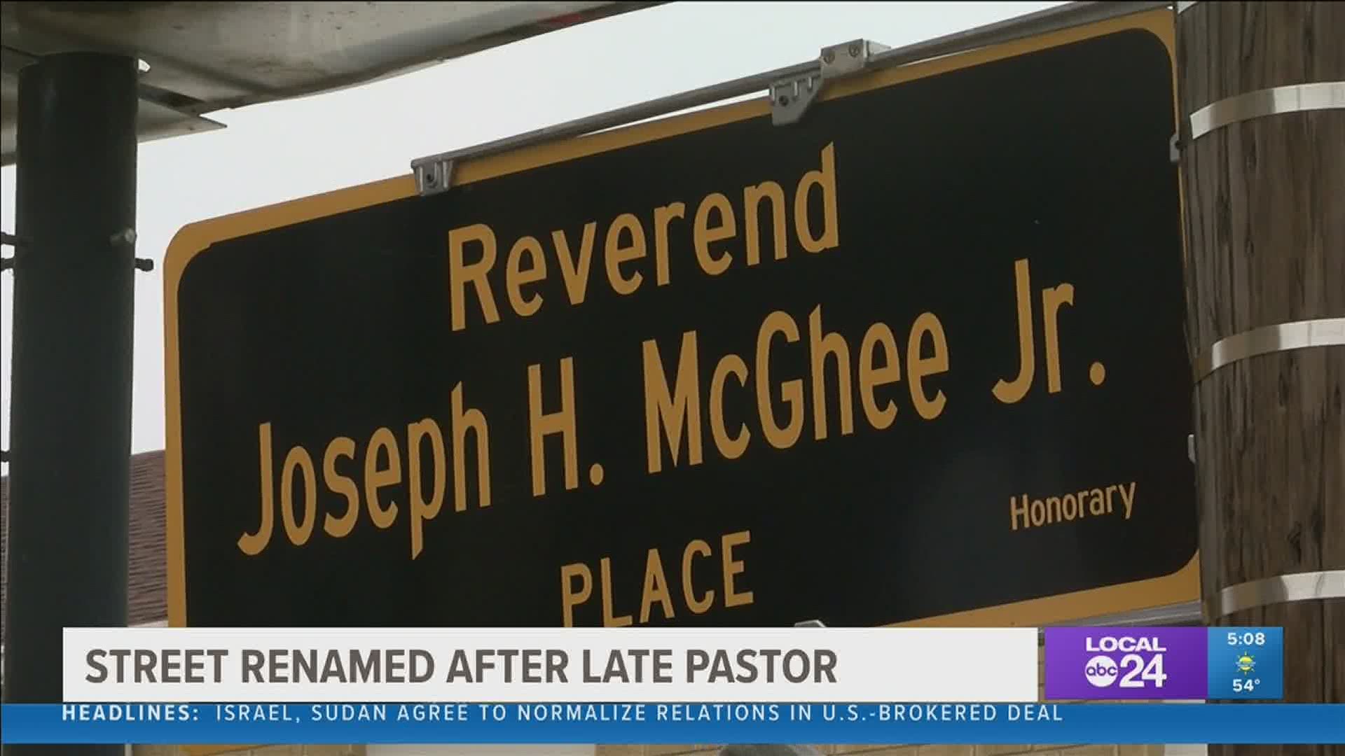 South Memphis church renames street after late pastor