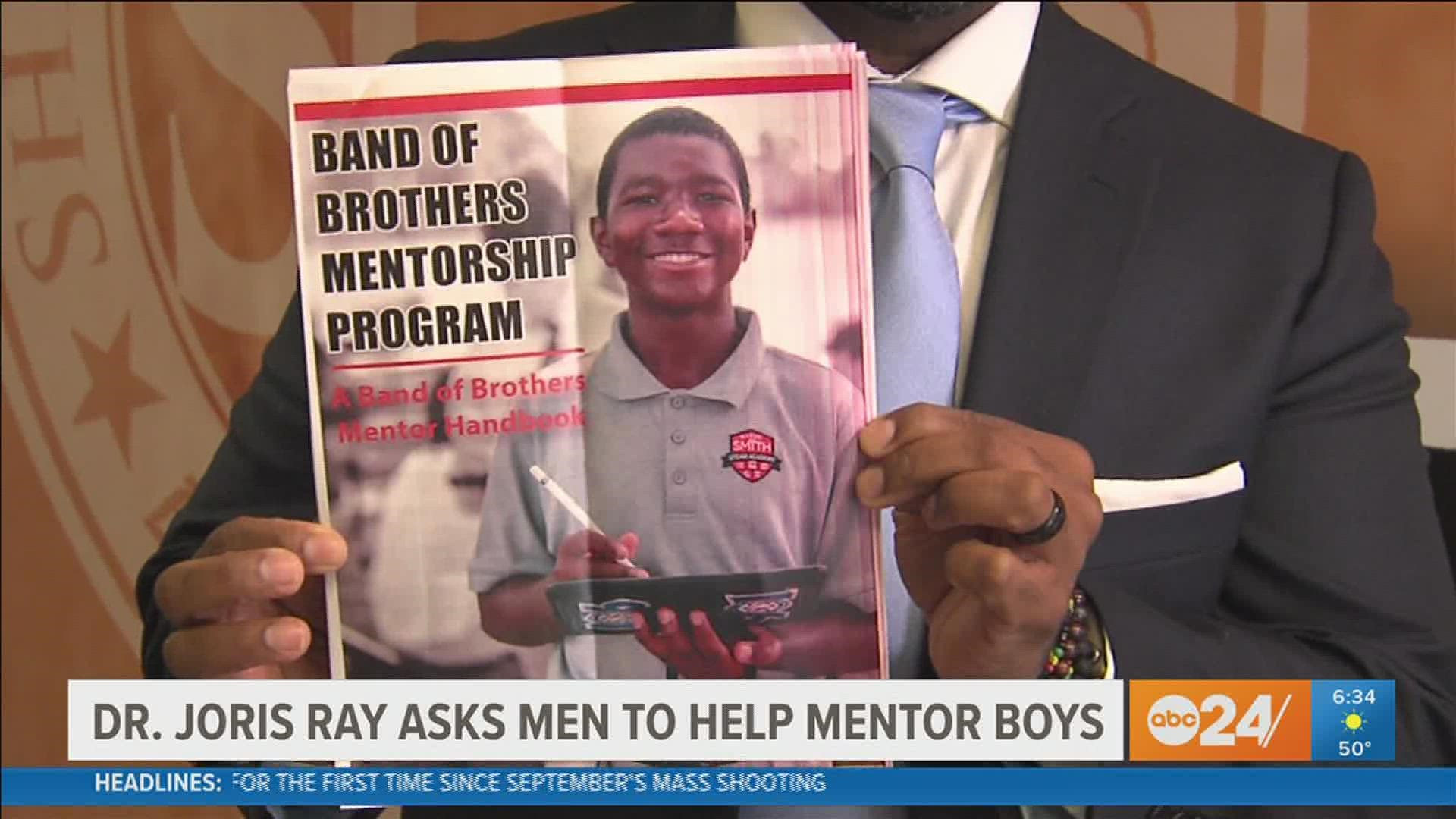 Male role models are needed for the district's Band of Brothers mentorship program