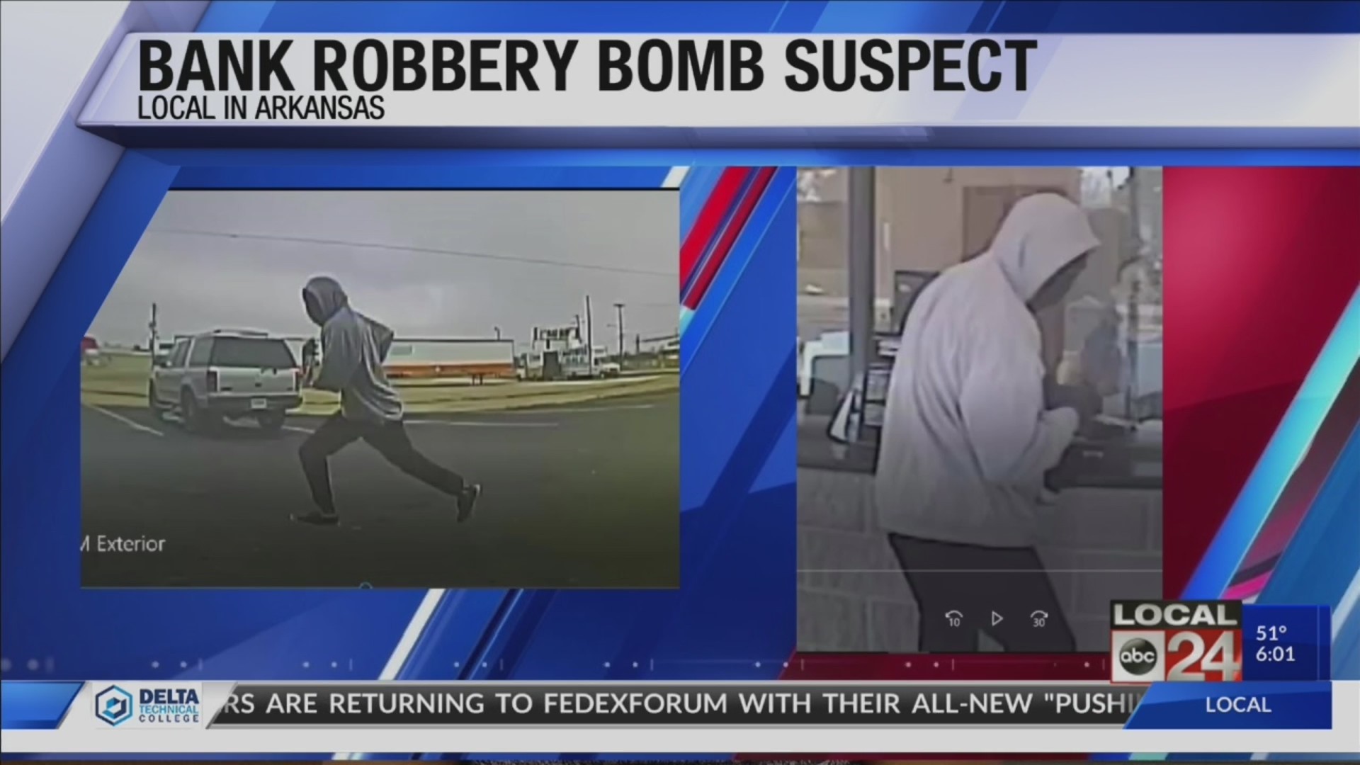 bank robbery bomb suspect wanted