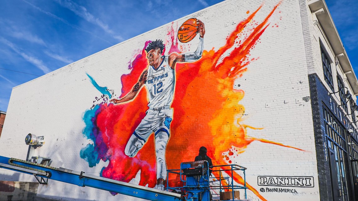 Ja Morant Mural  Memphis Art Project