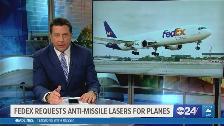 FedEx requests anti-missile lasers for planes