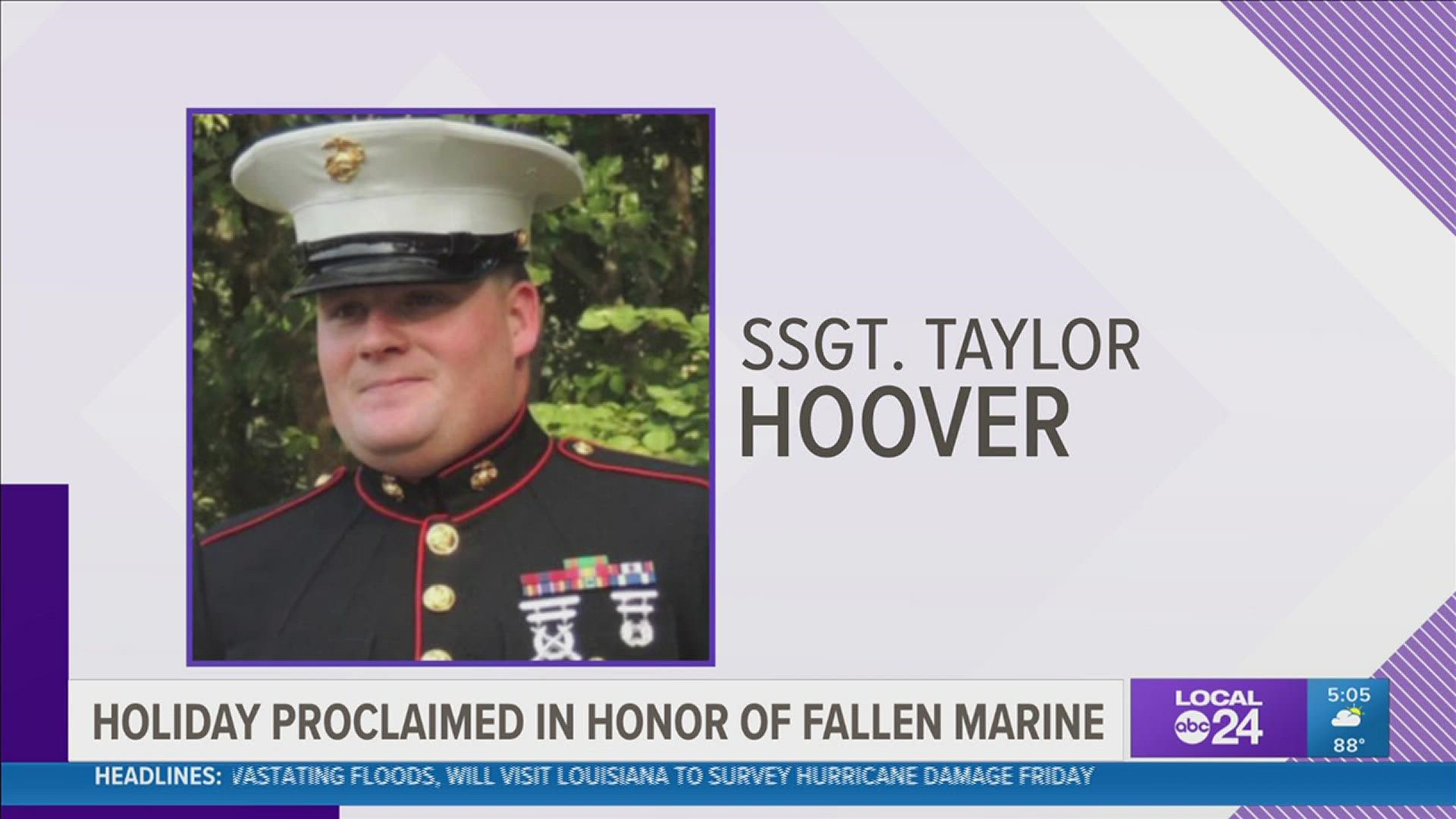 The marine was just 31-years-old when he was killed in a bombing outside the Kabul airport in Afghanistan.