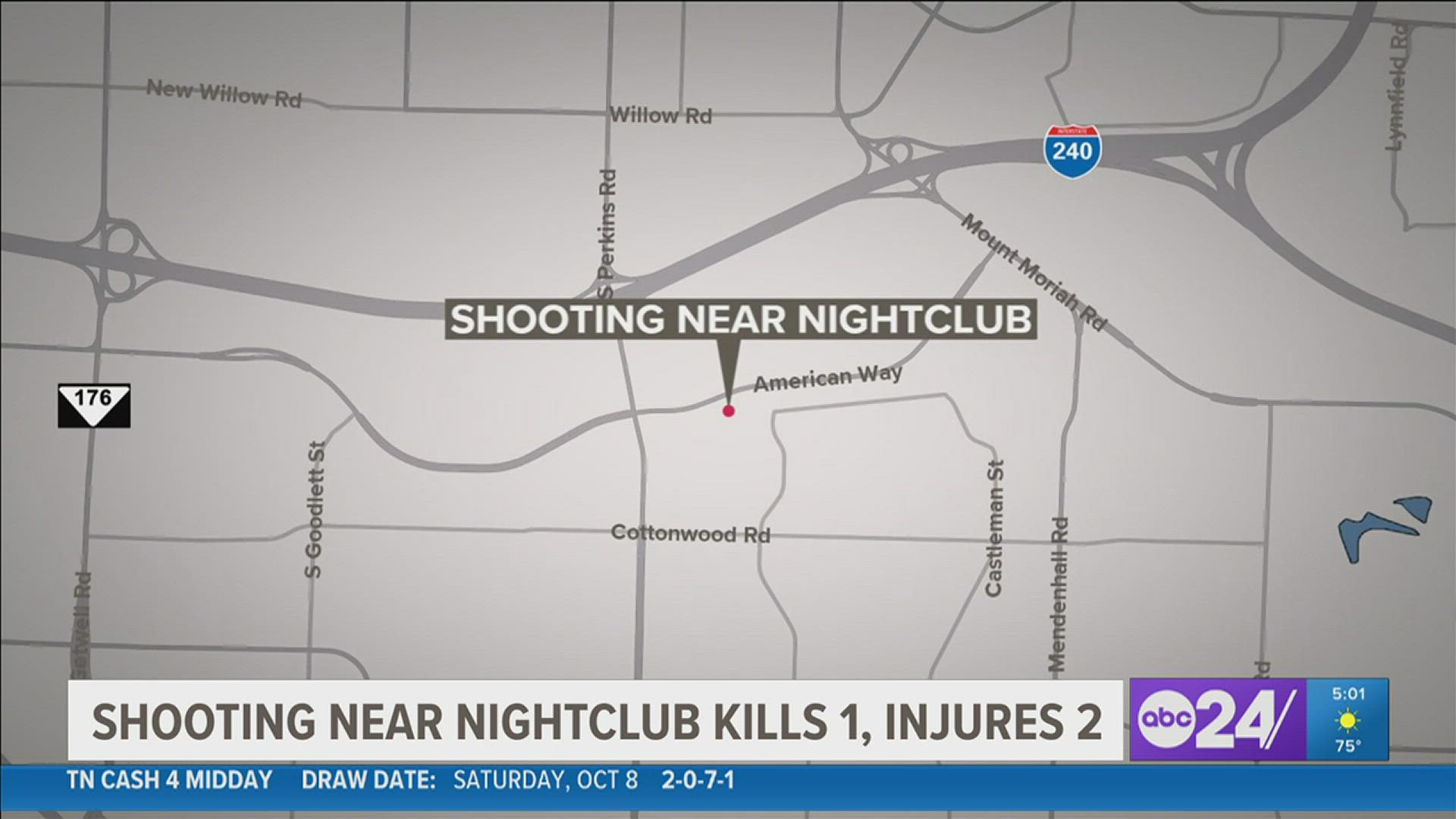 Close to 2 a.m., police responded to a shooting in the 4800 block of American Way on Sunday, according to the Memphis Police Department (MPD).