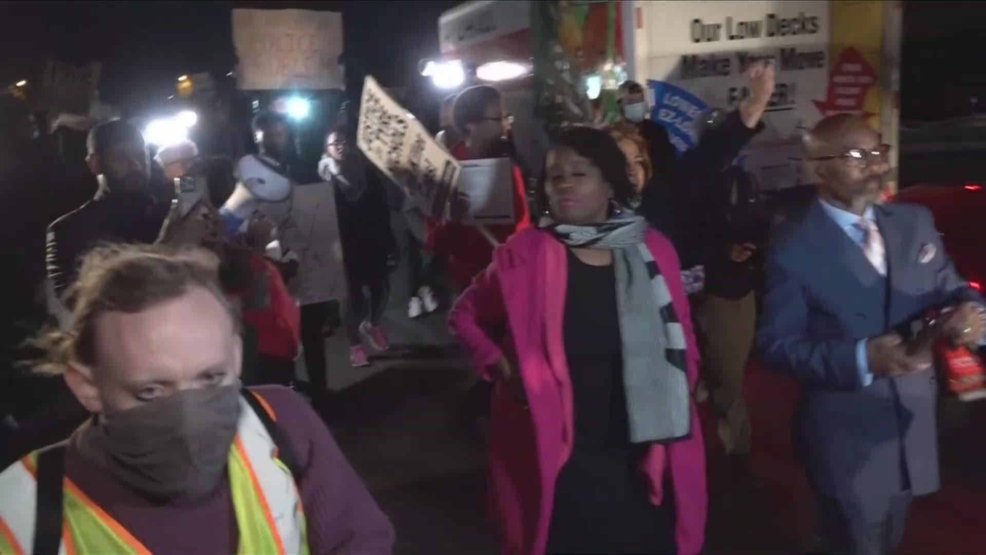 The video was released on Friday evening, and protesters immediately took to the streets.
