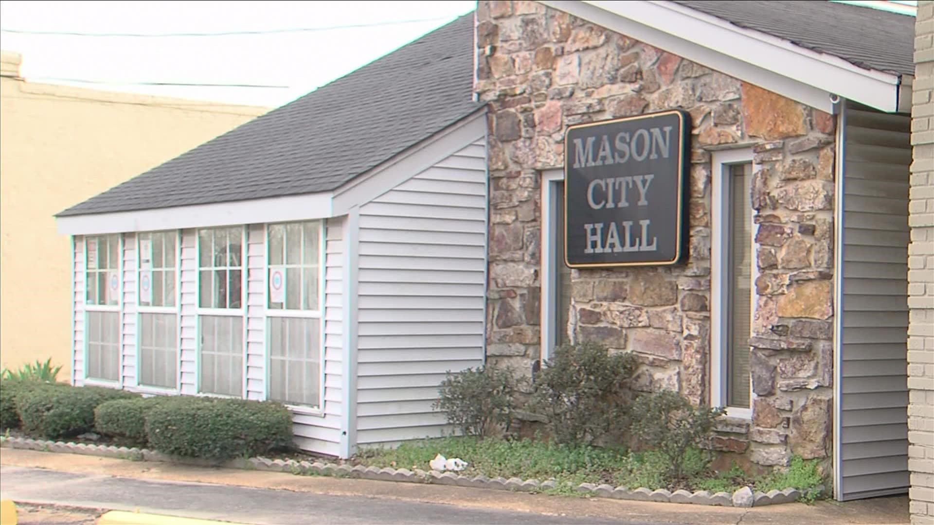 State auditors were in Mason, Tennessee, Friday going over the books for the financially troubled town.