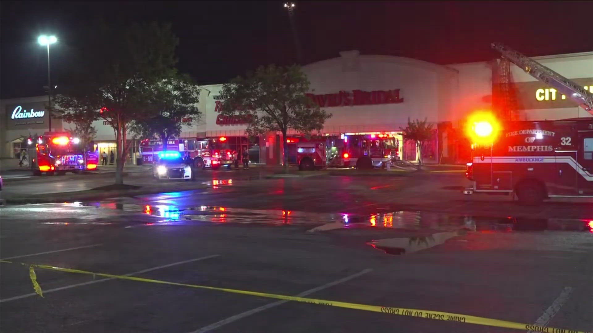 On Friday, May 24, at around 9:30 p.m., ABC24 crews confirmed firefighters were at David's Bridal in Cordova after smoke and flames were seen coming from the store.