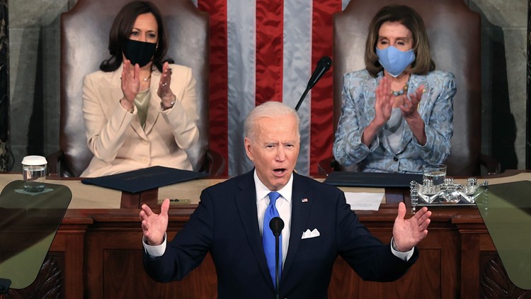 Biden steps to State of the Union lectern at fraught moment