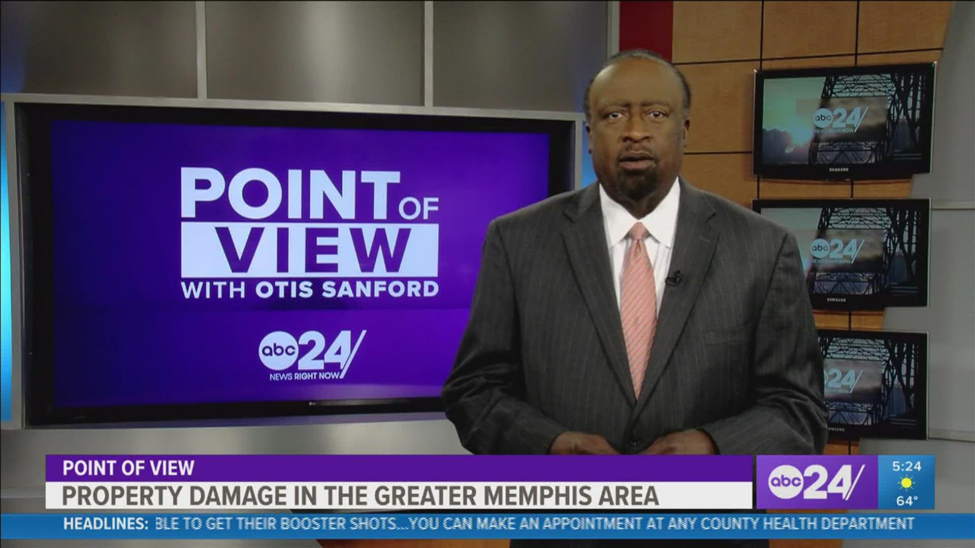 ABC 24 political analyst and commentator Otis Sanford shared his point of view on vandalism at a Memphis memorial.