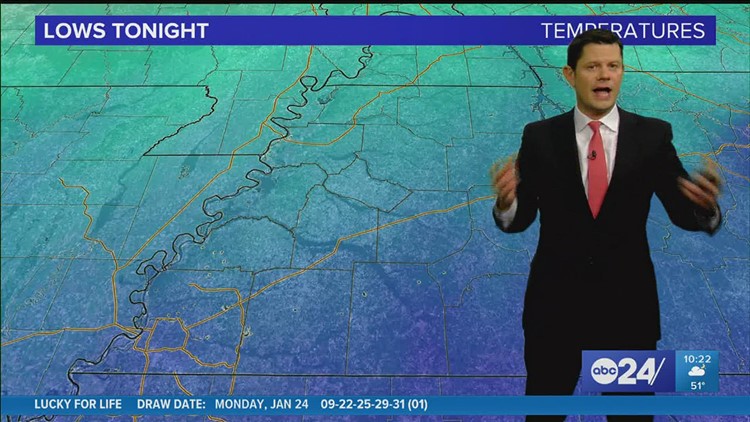 Chief Meteorologist John Bryant's late night update shows some Frigid wind chills coming