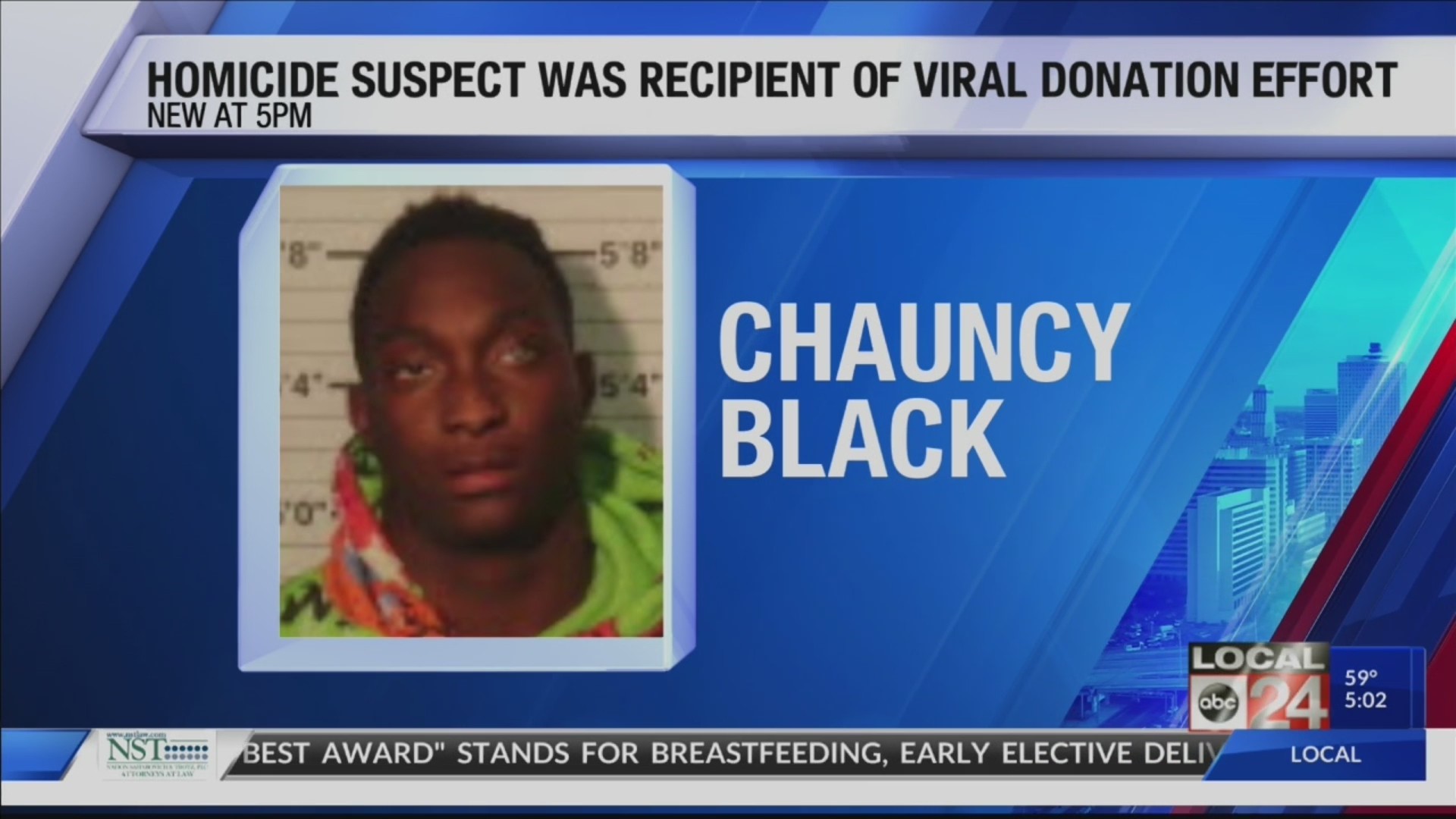 Chauncy Black, subject of 2016 fundraiser, charged in connection with homicide