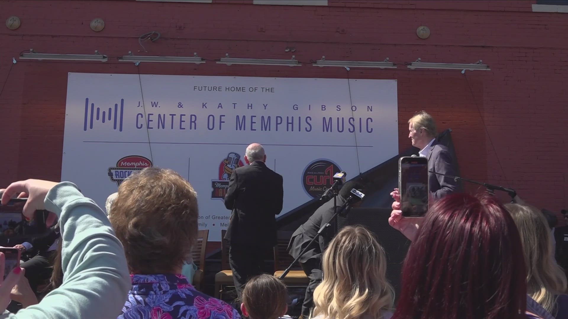Memphians and celebrities alike, including Priscilla Presley, hope the project will help revitalize this historic street.
