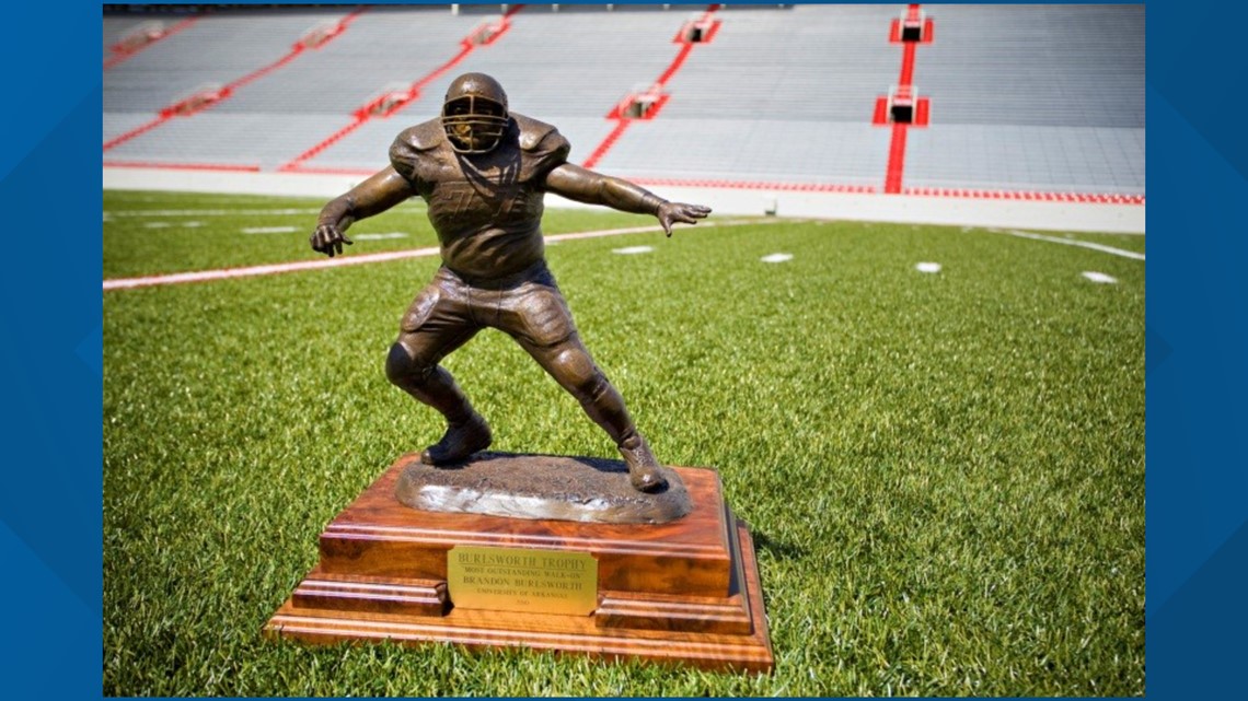 Morgan Wins Burlsworth Trophy