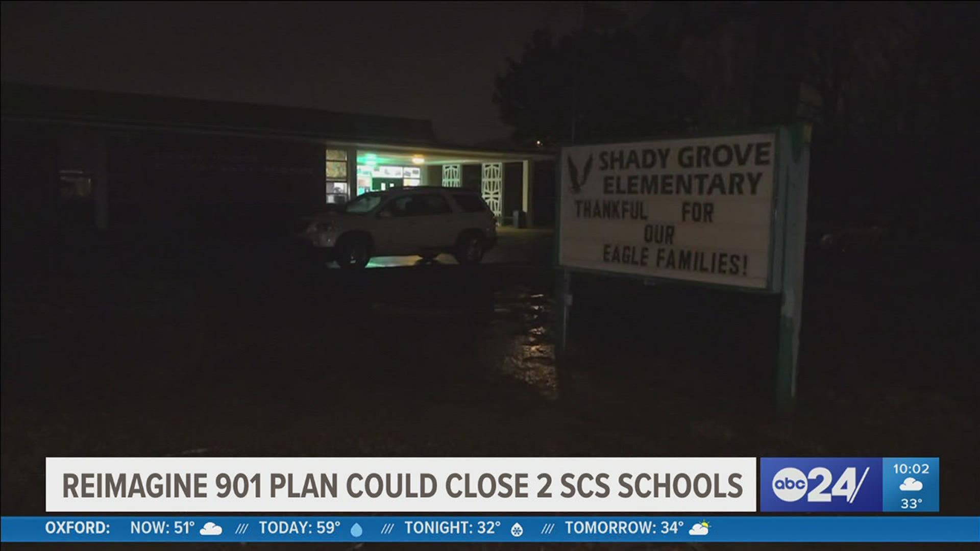 Shelby County School's controversial "Reimagine 901" plan could mean the end for two Memphis area schools.