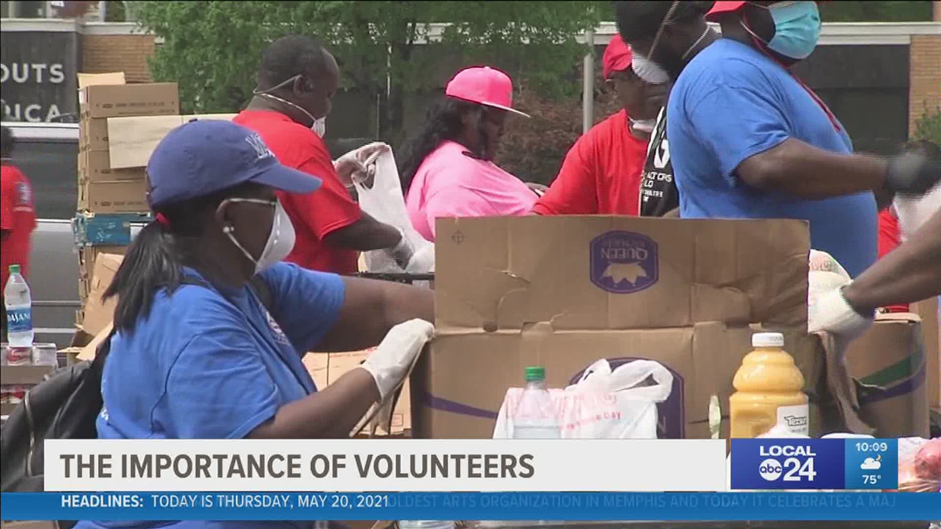 Thousands have volunteered to help others through the pandemic.
