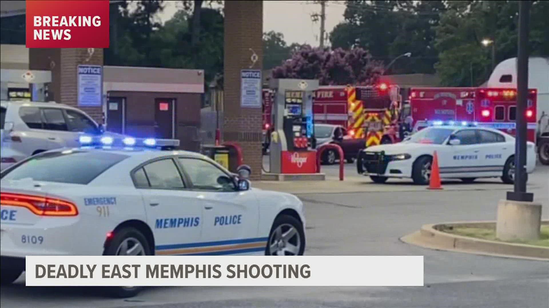 Man shot to death at Kroger gas station in east Memphis