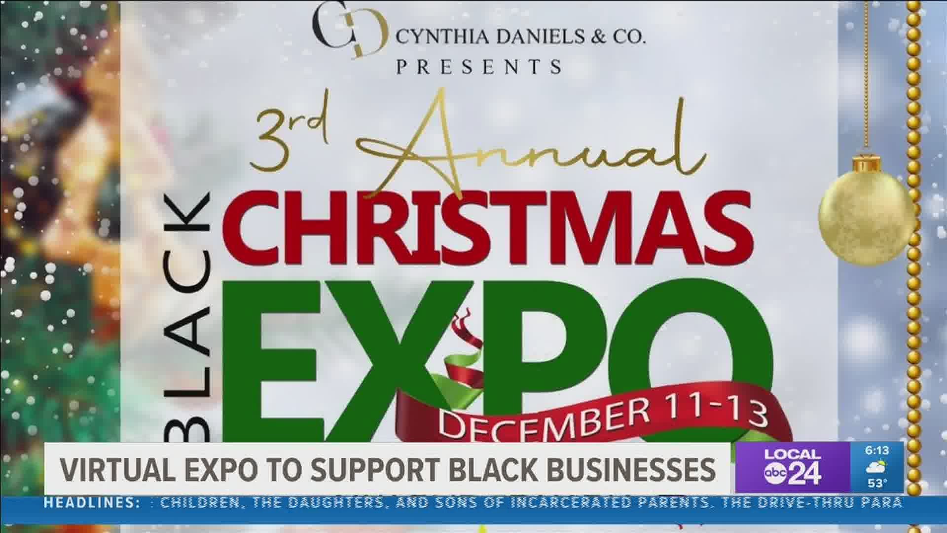 "Black Christmas Expo is a three-day weekend where you get to support and shop with 100 black businesses from the comfort of your own home," said Cynthia Daniels.