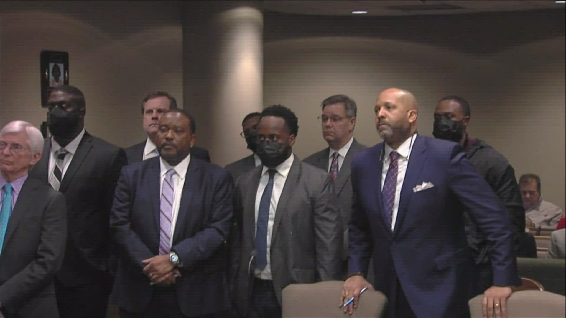 The five former Memphis police officers are not expected at a hearing that will now take place in May, but they will be expected in June.