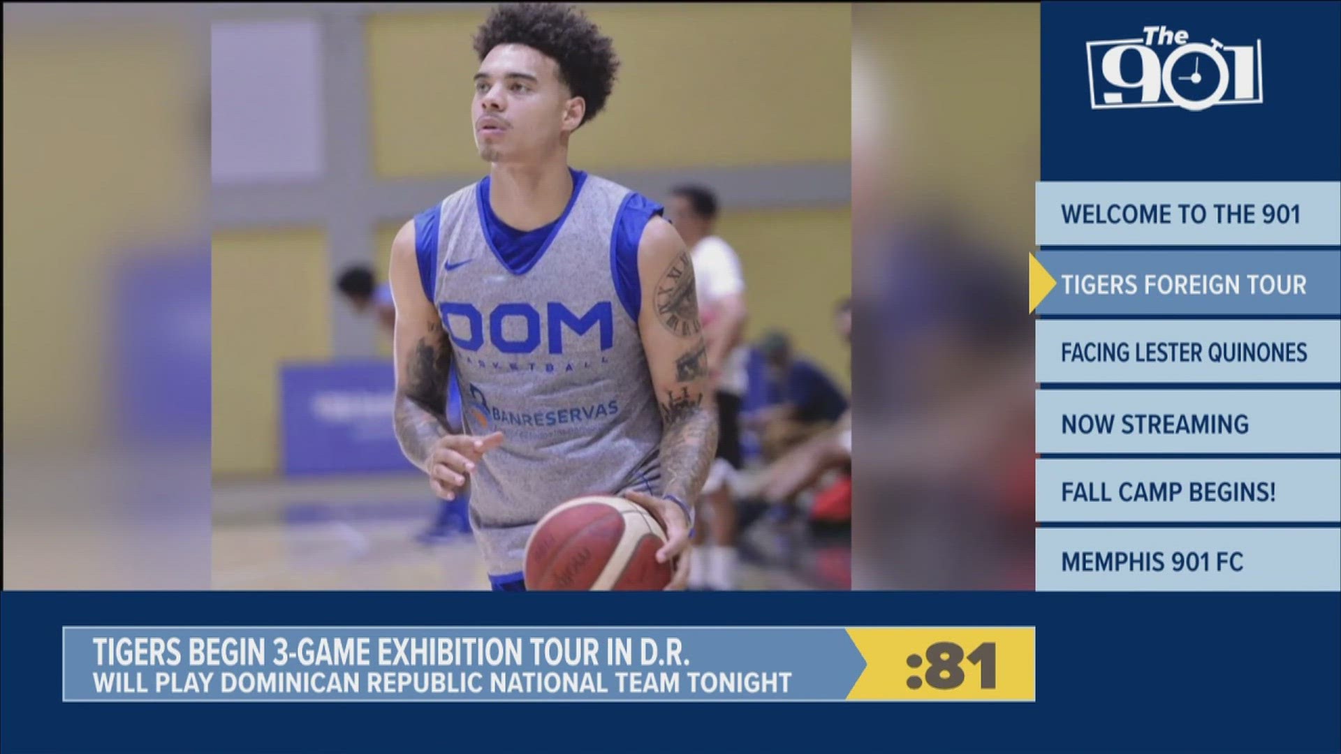 Memphis Tigers head to the Dominican Republic to face off against a familiar face The 901 localmemphis