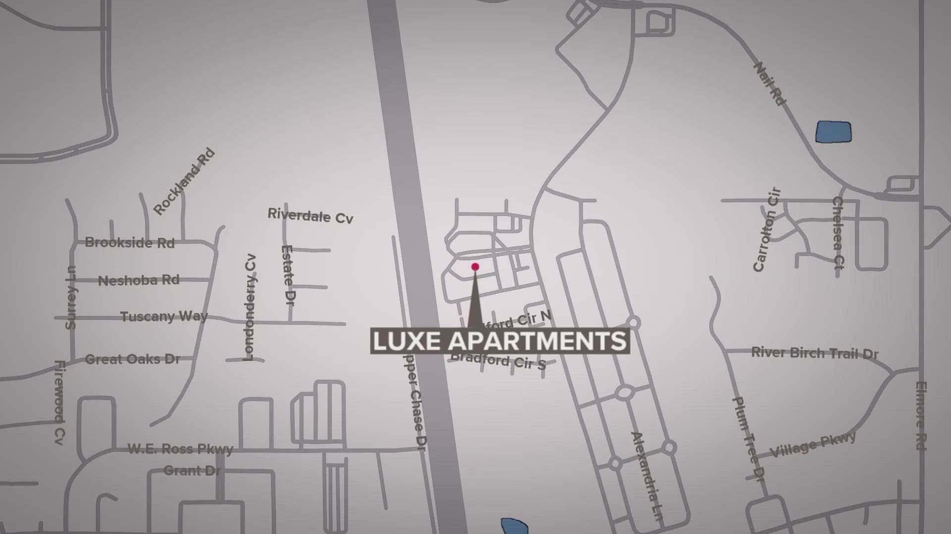 Police said they responded shortly before 11 a.m. after a shots fired call at the Luxe apartments. Officers said they found a dead victim after they arrived.