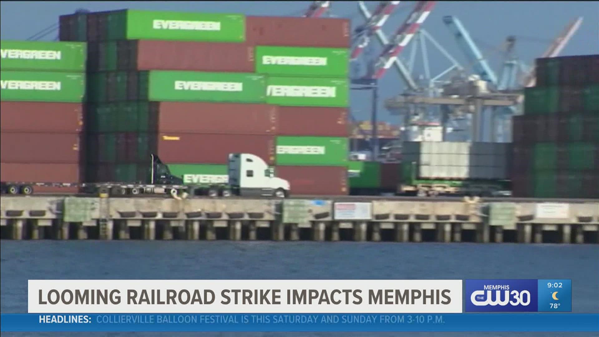 What helps keep Memphis moving is shipping and without rail freight moving, it could quickly mean a major loss for us.