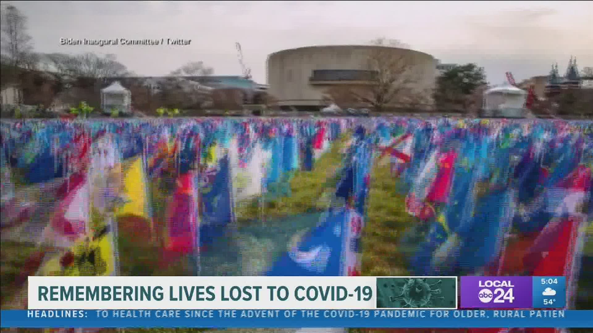 On Tuesday, the United States will hit the grim milestone of 400,000 lives lost to COVID-19. On that same day, a national memorial will be held.