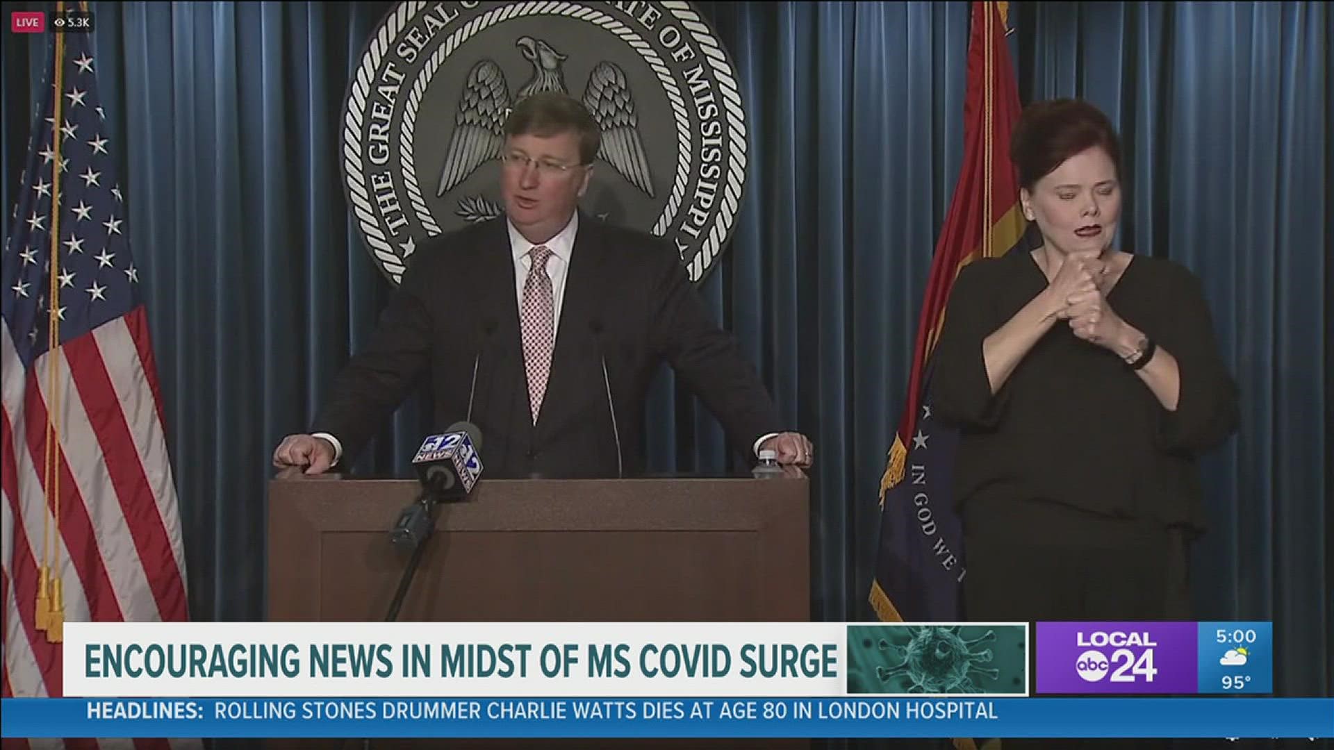 Mississippi Governor Tate Reeves said during a Tuesday news conference that the personnel will be in place starting Tuesday and by end of the week.
