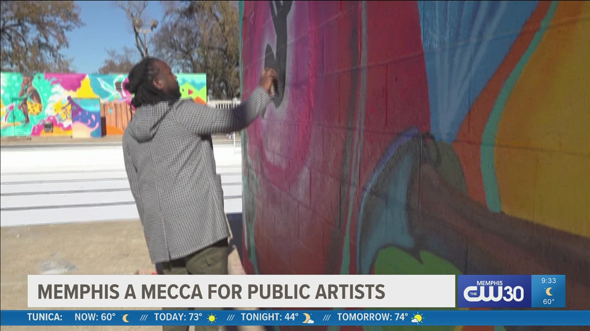 Murals can be found across all of Memphis. Two street artists explain what makes Memphis a cool art town