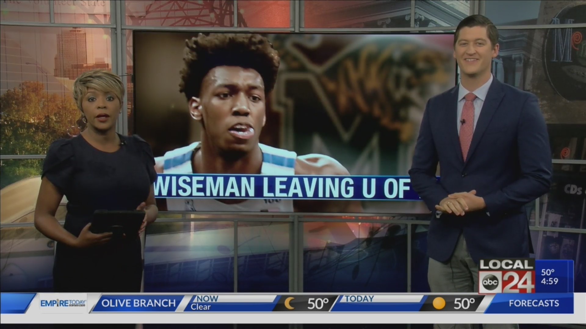 James Wiseman announces he has withdrawn from the University of Memphis