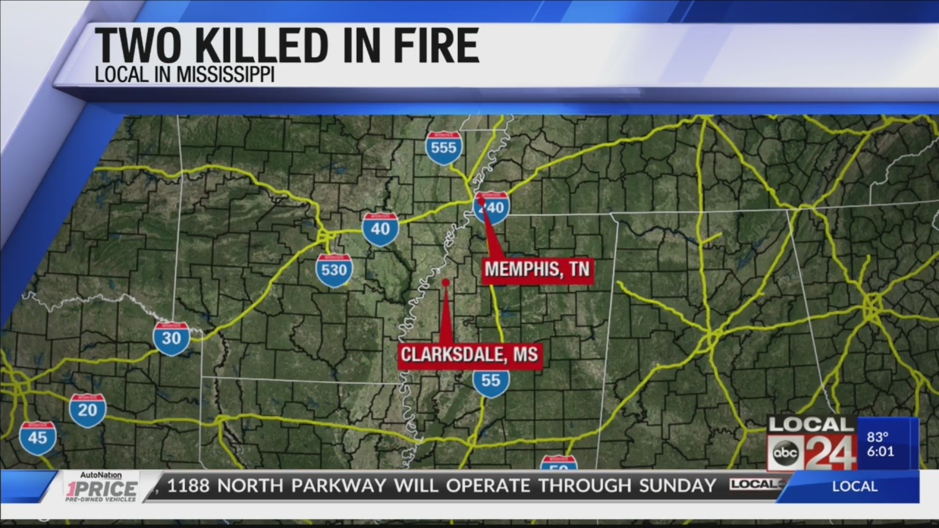 2 killed in Clarksdale house fire