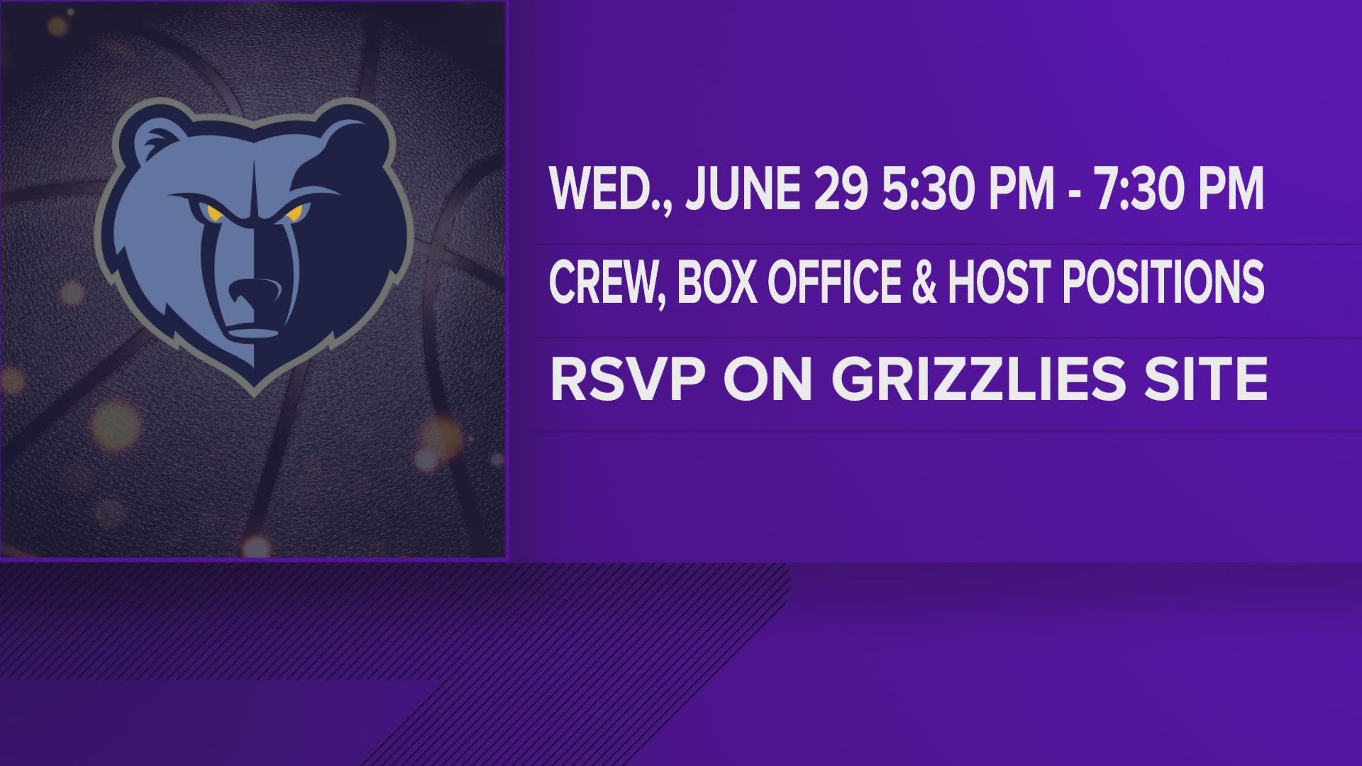 The event is set for 5:30-7:30 p.m. Wednesday, June 29, in the Grand Lobby of the FedExForum in Memphis.