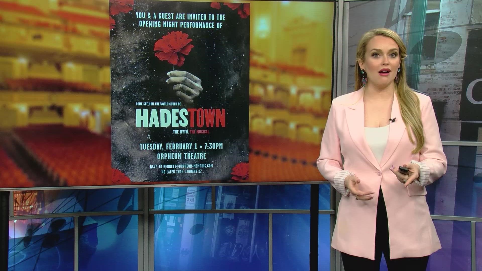 Hadestown on stage in Memphis from Feb. 1 - Feb. 6