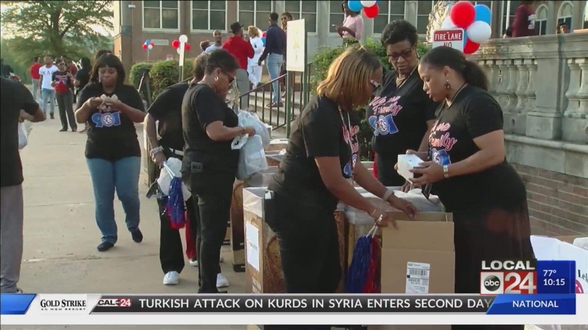 “Necessity Drive" held for feminine hygiene products, toiletries, for SCS schools