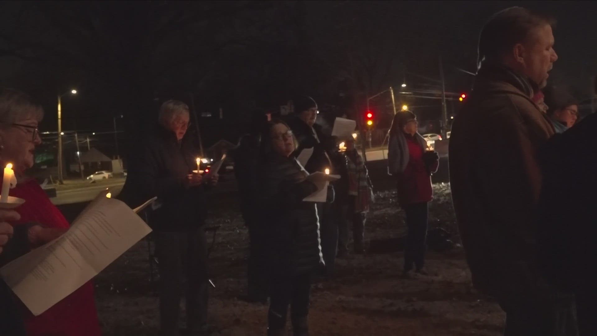 Dozens of community members came out to Colonial Park United Methodist Church on Wednesday night to pray for peace and unity in the Mid-South, as the calendar flips.