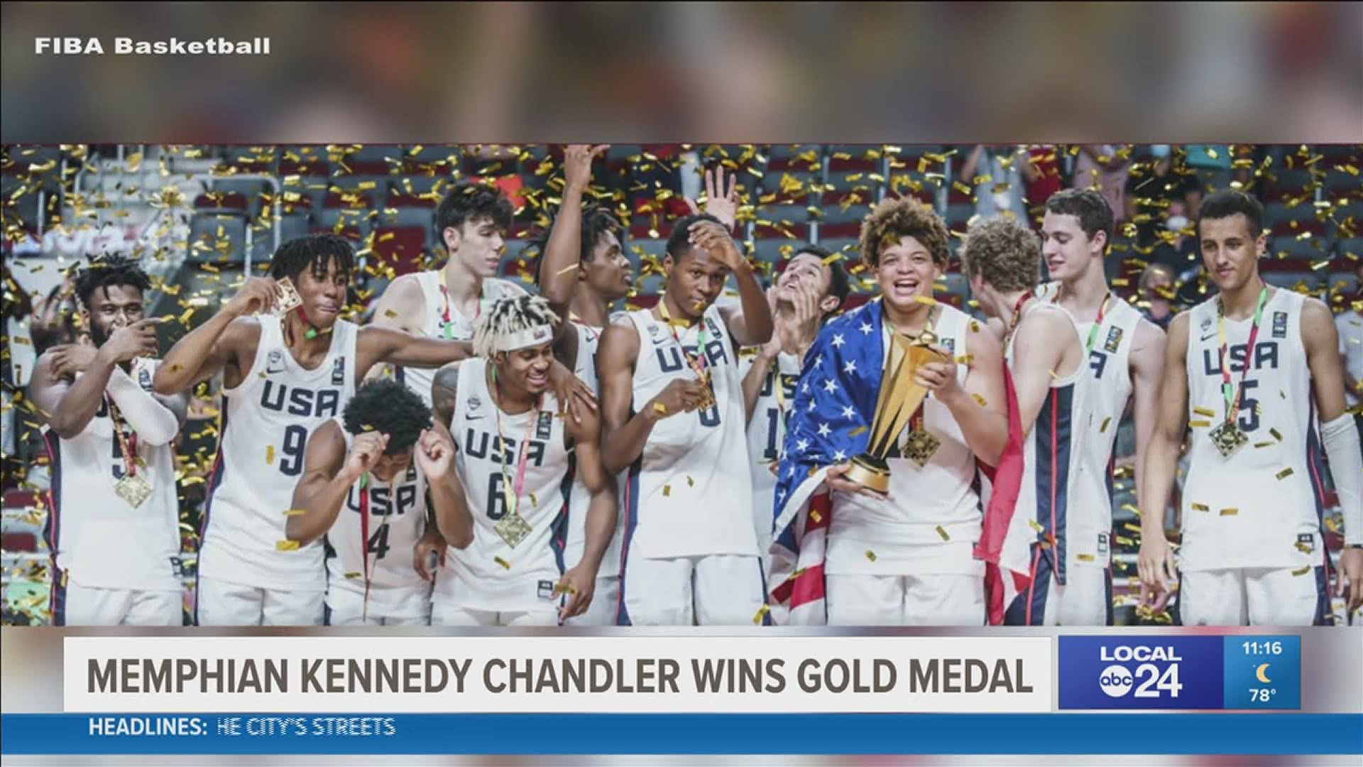 Kennedy Chandler has won Mr. Basketball twice in Tennessee, over the weekend he also won Gold with the U-19 USA team.