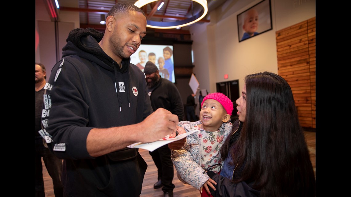 Houston Rockets Visit Pediatric Patients at Children's Memorial