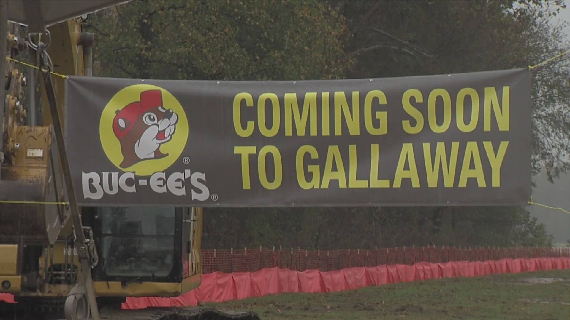 The Gallaway Buc-ee's will be located off I-40 at U.S. Highway 196, northeast of Memphis.