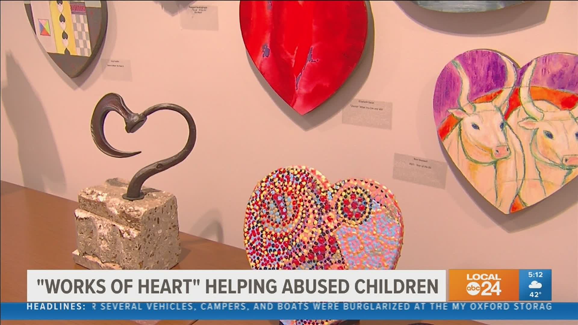 Memphis Child Advocacy Center's "Works of Heart" auction is underway to benefit the center's work of child abuse prevention, education and intervention