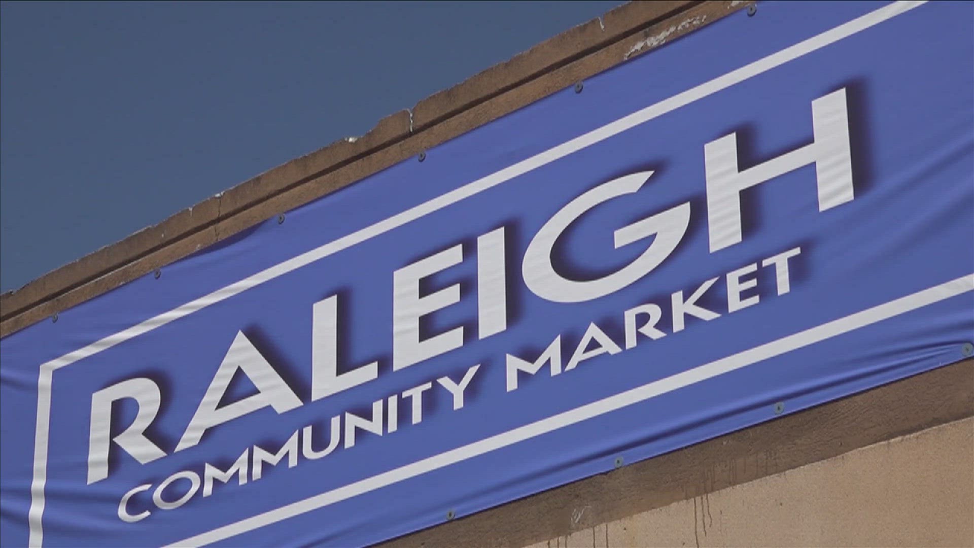 Michael Wilson and his wife's family opened the Raleigh Community Market only a year ago, but instead of a normal anniversary, they are trying to reopen