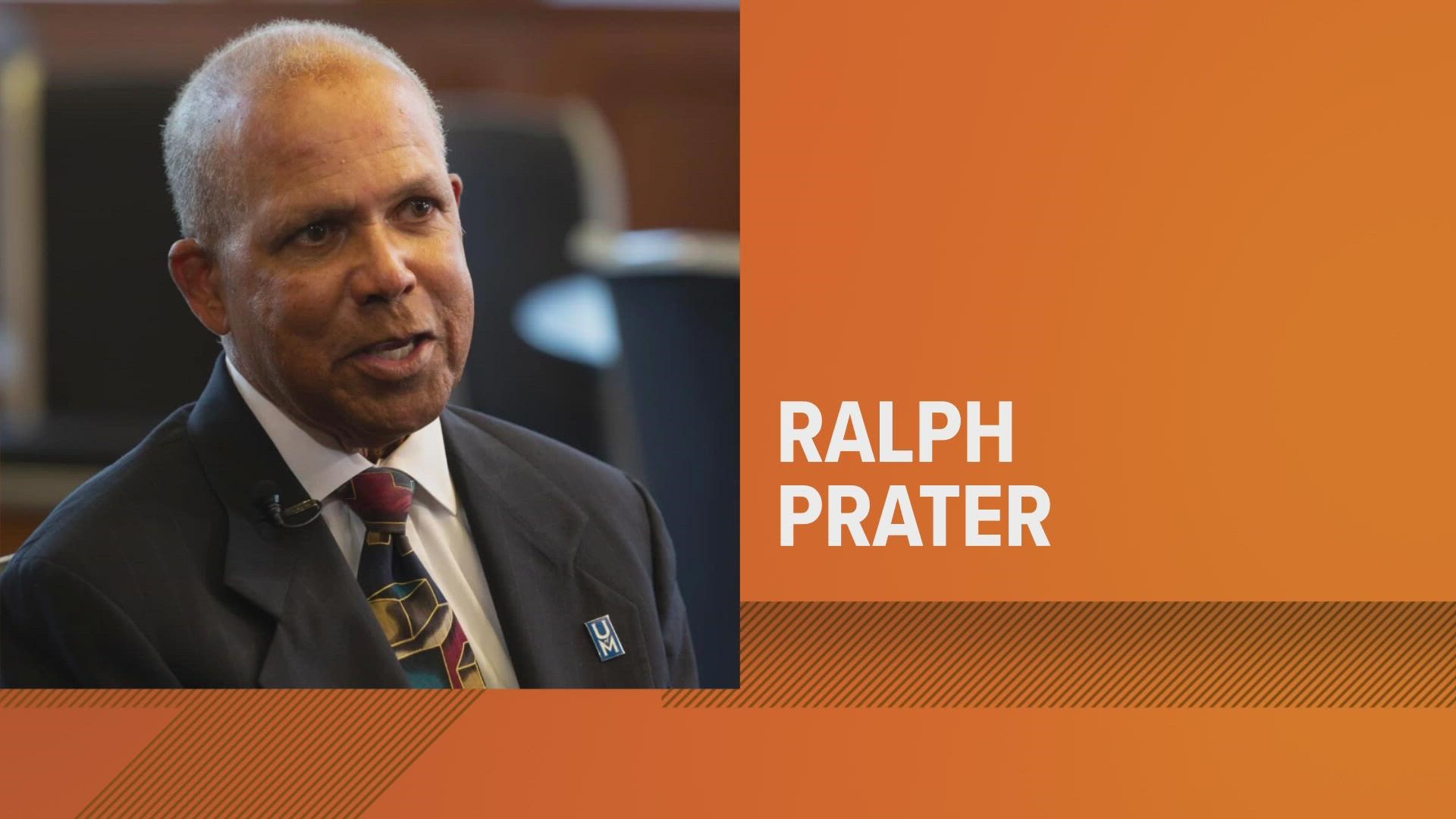 Prater was one of the eight who became the first African American students to enroll at Memphis State University.