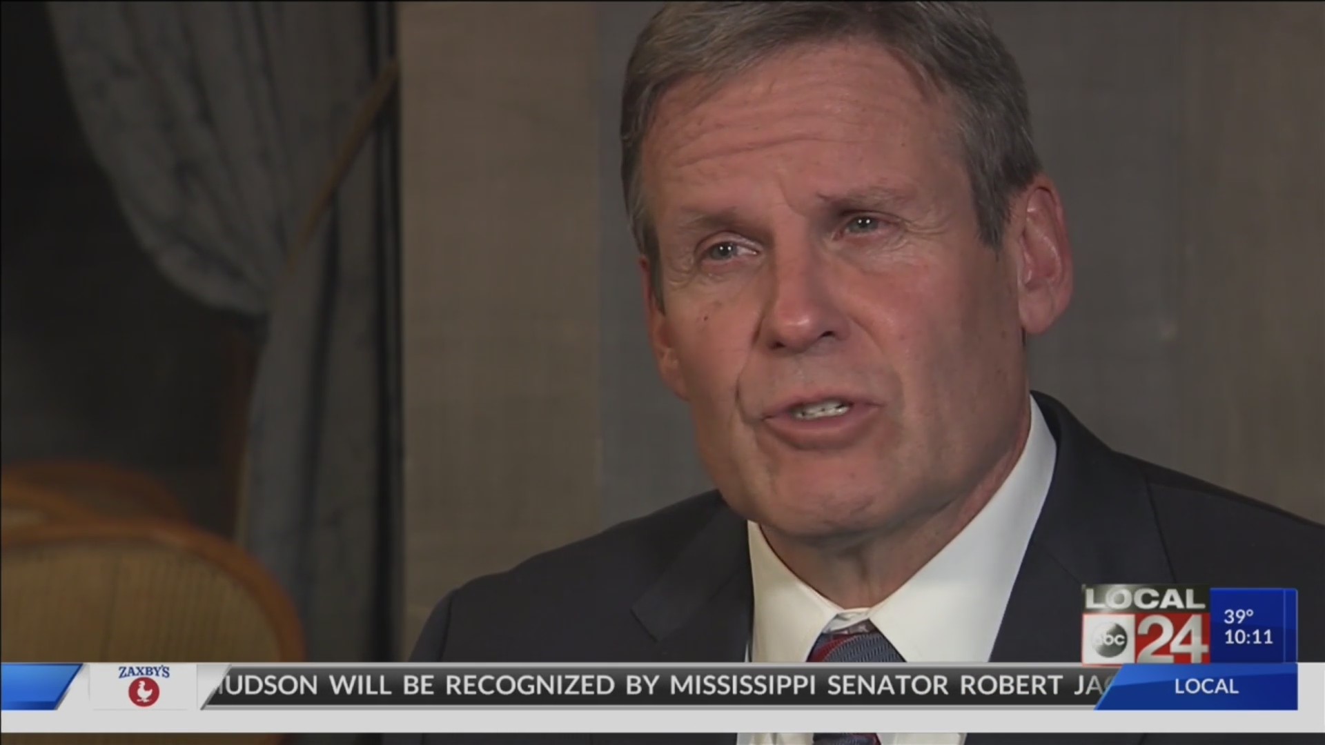 In an exclusive interview, Tennessee Gov. Bill Lee discusses a wide range of topics with Local 24 News anchor Richard Ransom