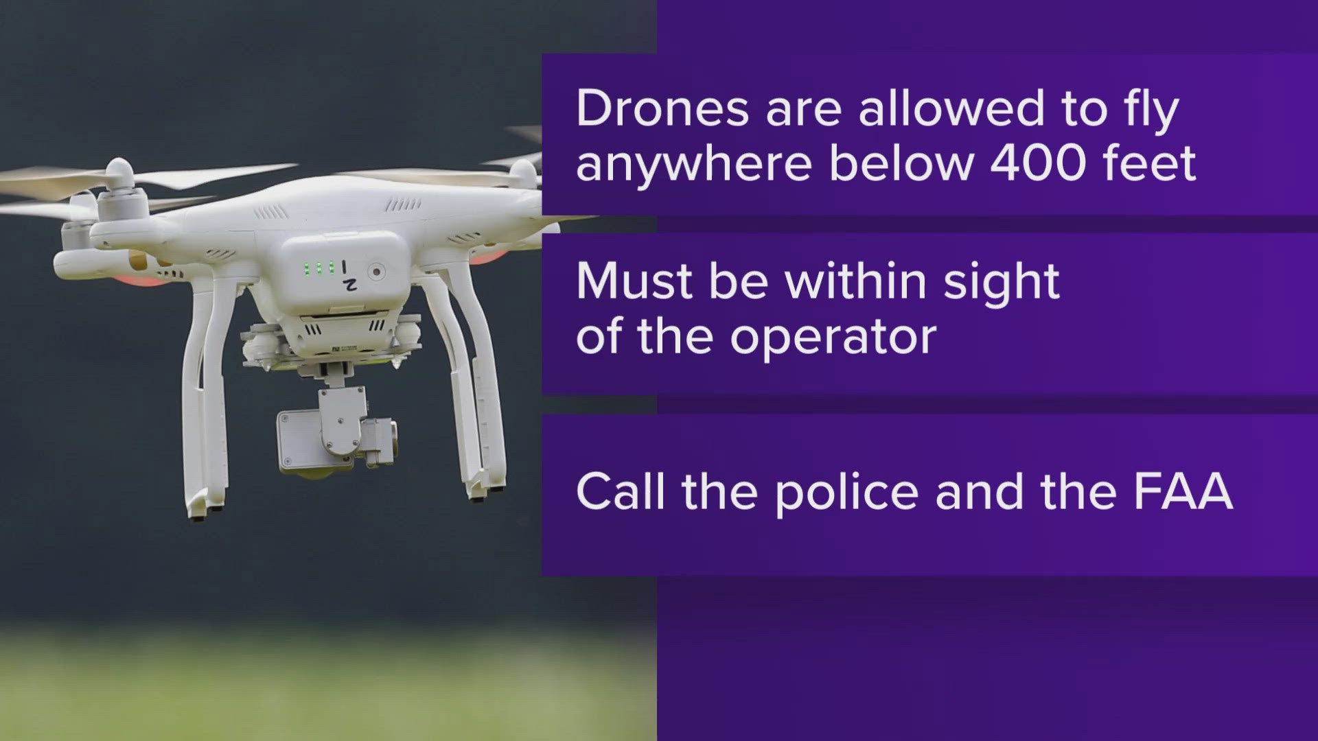 Multiple Hernando residents have posted about an unwelcome drone flying above their houses. Here's what you can do if it happens to you.