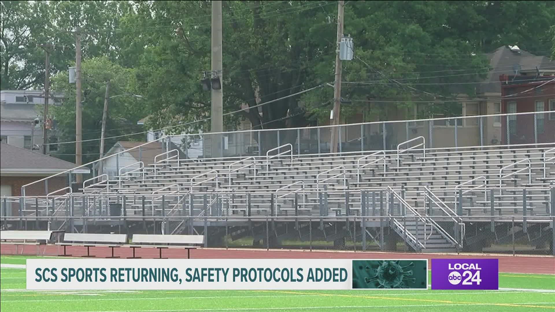 We learned more about the safety protocols leading up to the fall semester for Shelby County Schools as athletes prepare to play.